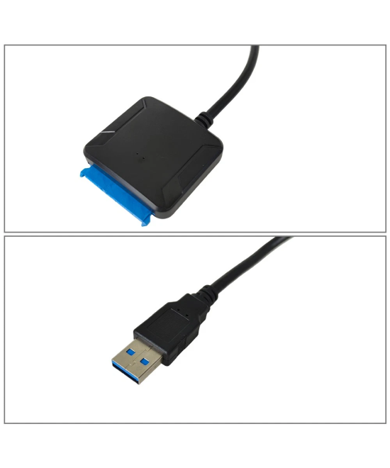 Lector de discos duros SATA III a USB 3.0 más fuente 12V