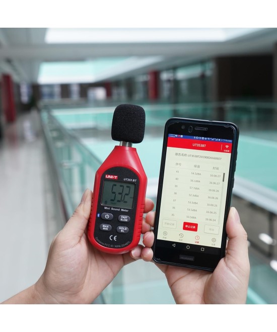 Medidor de intensidad de sonido UNI-T UT353BT