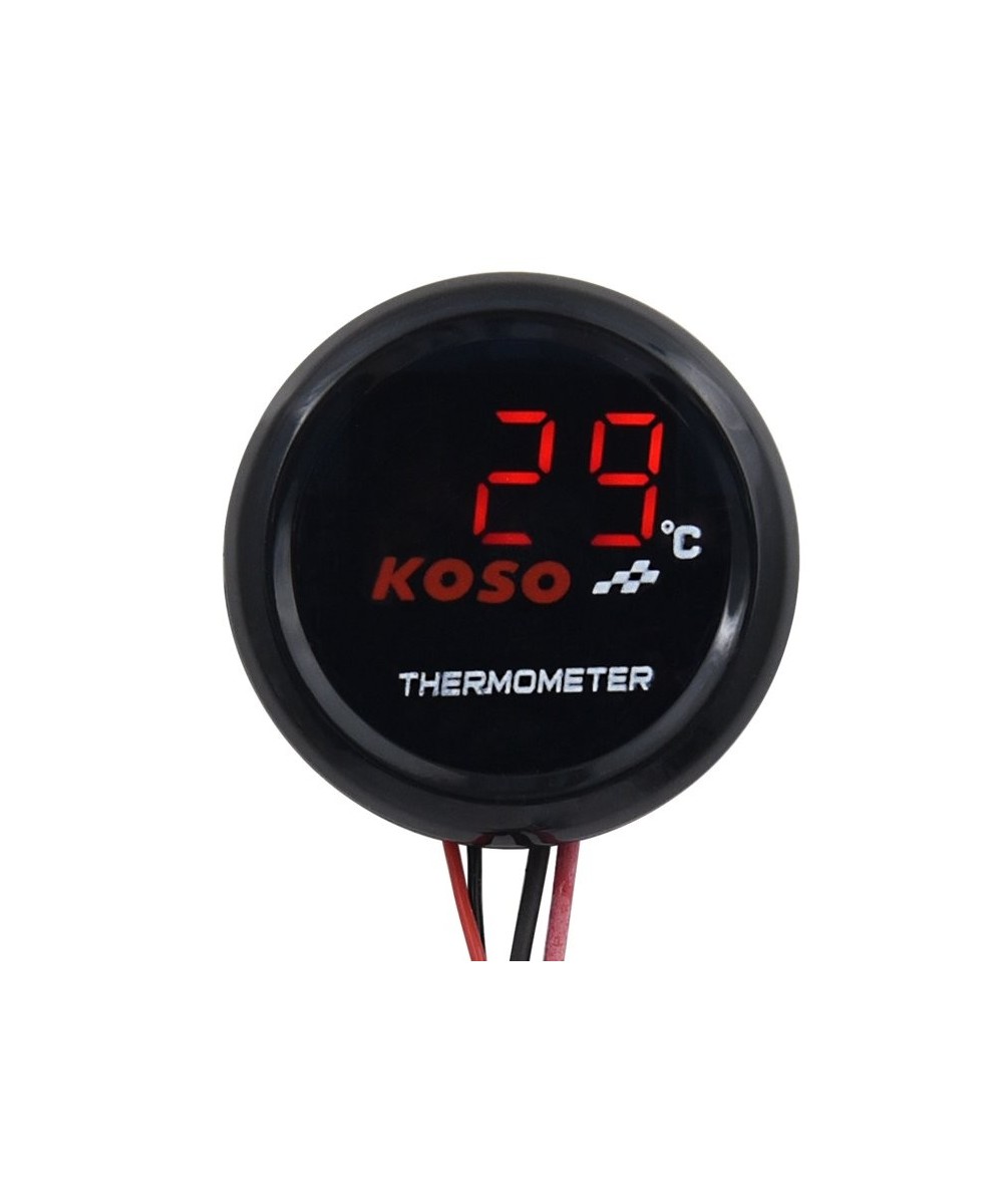 Termómetro digital 12V LED Rojo KOSO
