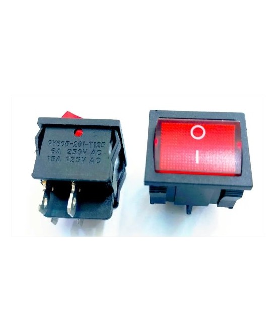 Interruptor Rocket de 4 pines 15A QY605-201-125