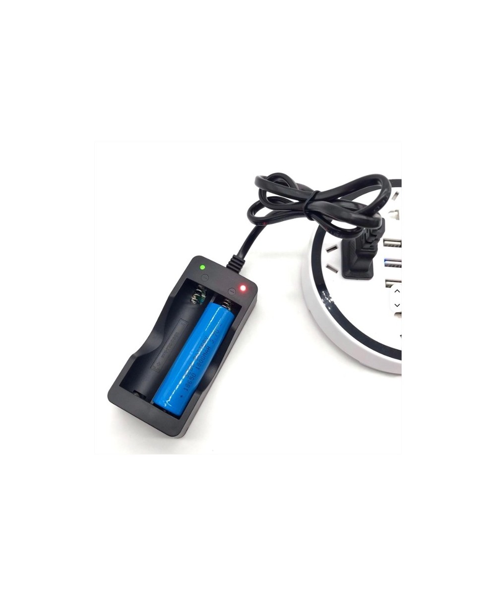 Cargador doble de baterías de litio 18650 4.2V 1000mAh MS-202A