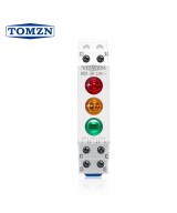 Luz piloto 230V AC/DC para riel DIN HD9 TOMZN