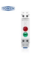 Luz piloto 230V AC/DC para riel DIN HD9 TOMZN
