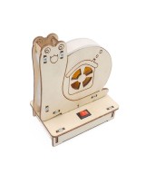 Experimento levitacion Soplador DIY E-43