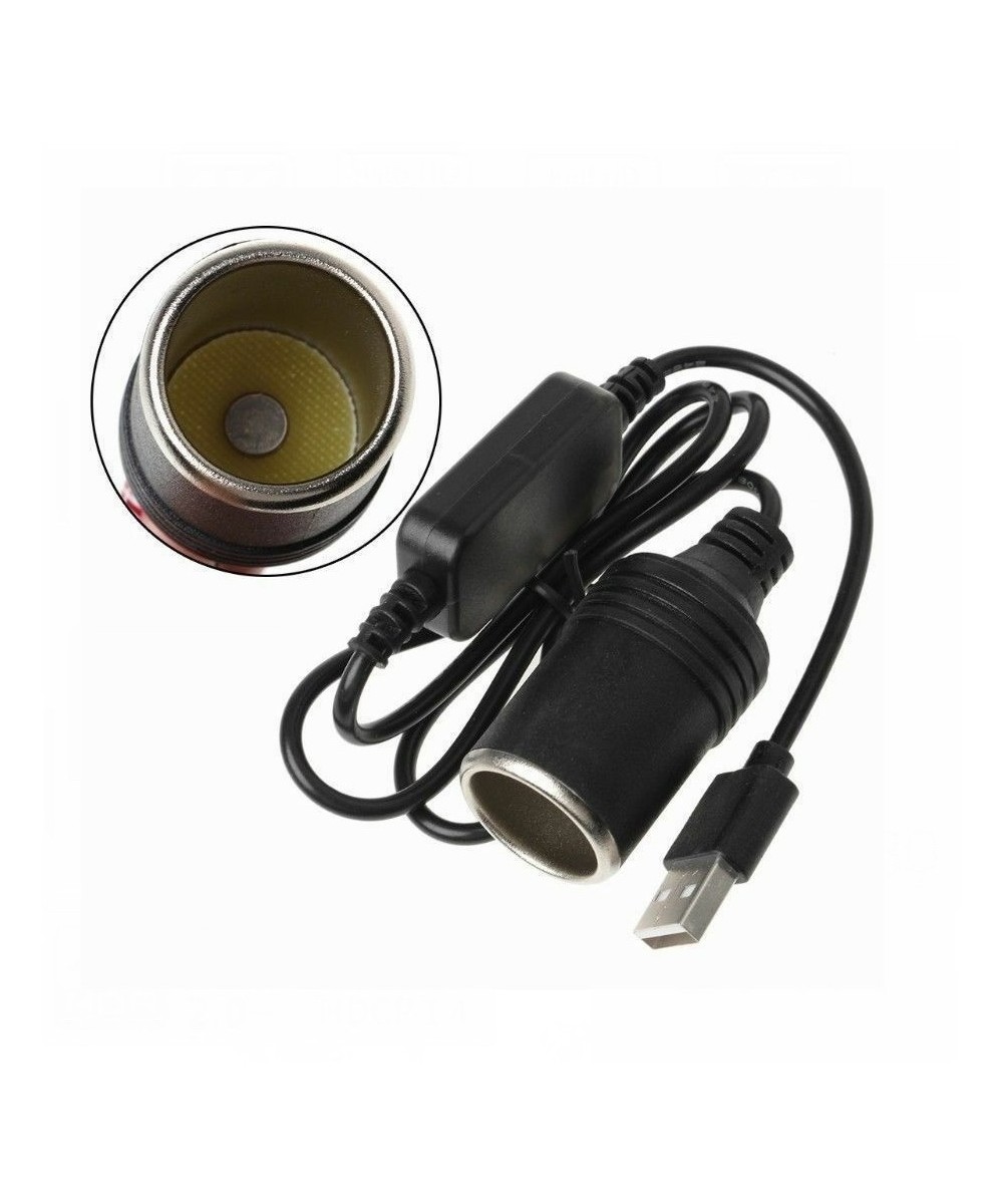 Convertidor ascendente de voltaje USB a cigarrera