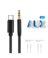 Cable de audio  USB-C a  3.5mm 1m