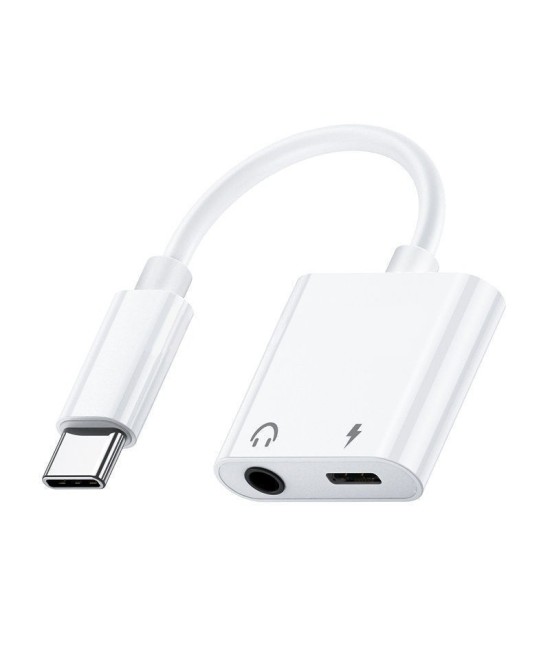 Adaptador USB-C a USB-C y 3.5mm