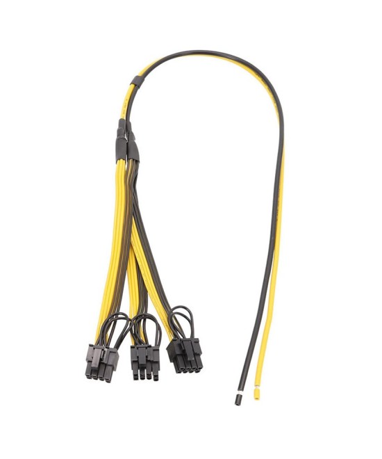 Cable Alimentacion 2 lineas a 3 PCIe (6+2 pines)