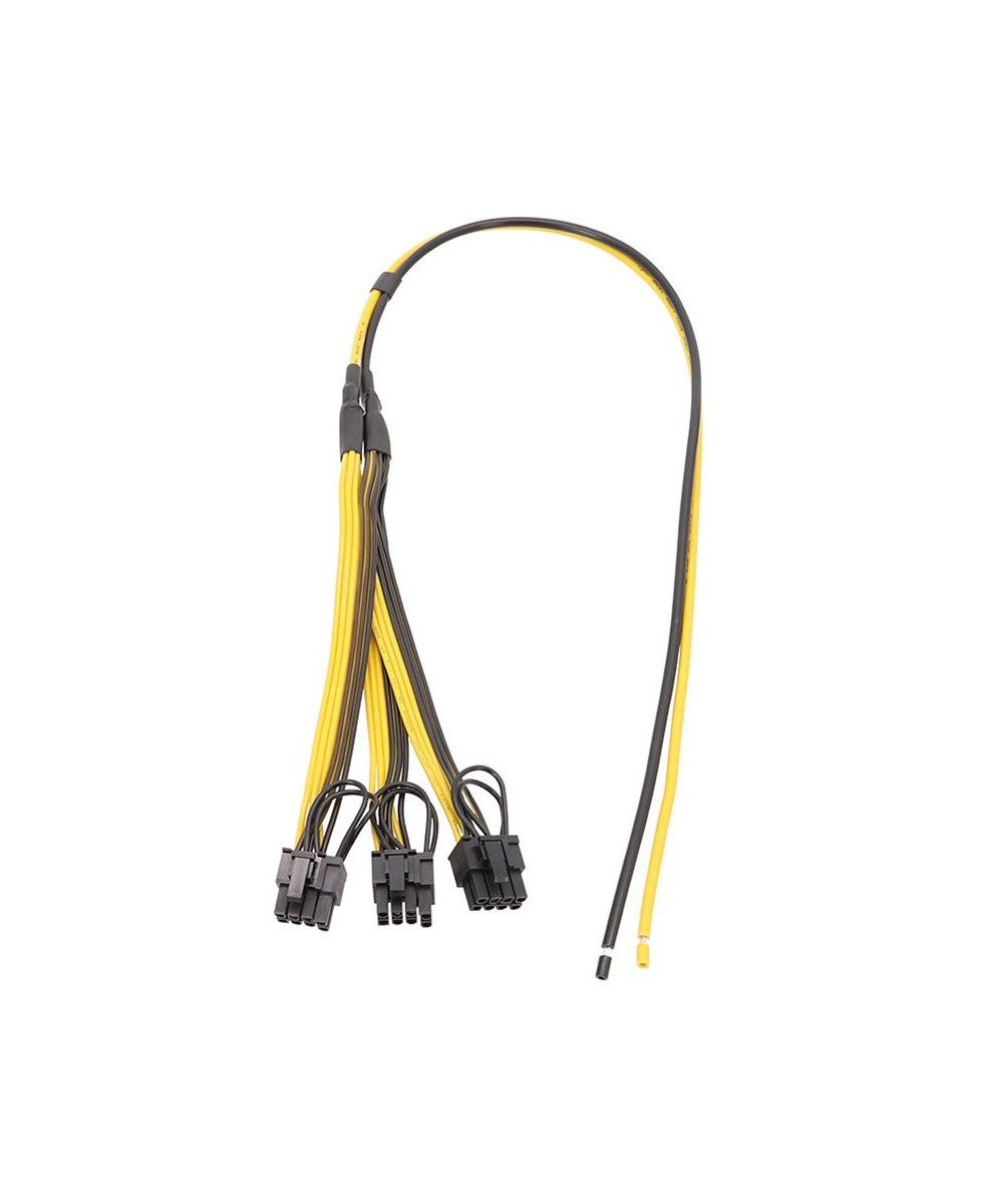Cable Alimentacion 2 lineas a 3 PCIe (6+2 pines)