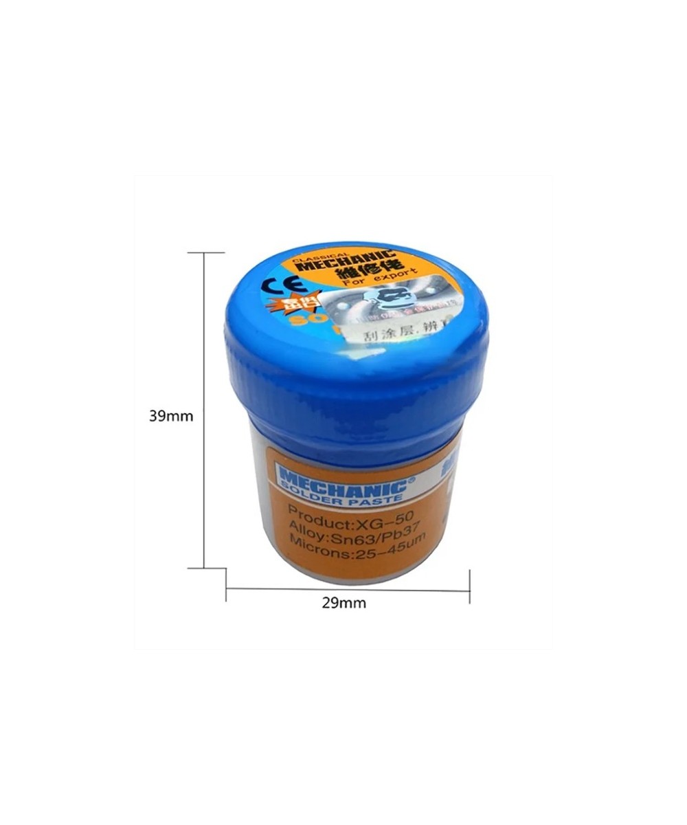 Estaño en pasta MECHANIC 35G XG-50 Sn63/Pb67