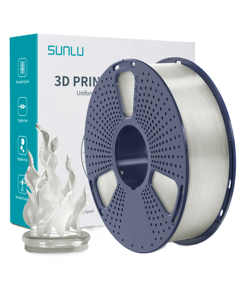 Filamento PLA SUNLU 1.75MM transparente