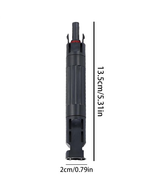 PORTAFUSIBLES MC4 DE 10X38MM MAS FUSIBLE 1000V 4A