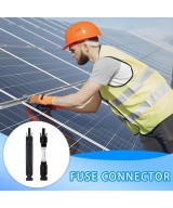 PORTAFUSIBLES MC4 DE 10X38MM MAS FUSIBLE 1000V 4A