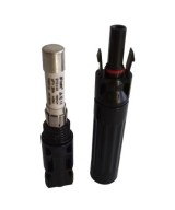 PORTAFUSIBLES MC4 DE 10X38MM MAS FUSIBLE 1000V 4A