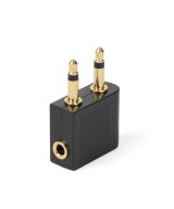 Adaptador de Audio 3.5mm 2 machos mono a 1 hembra