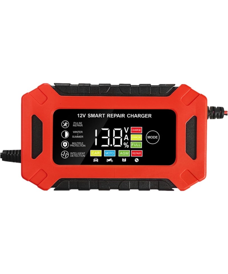 Cargador de baterias AGM/GEL/LIFEPO4 12V/24V 10A/5A