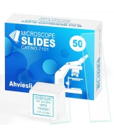 Placas para microscopio 50 Portaobjetos y 100 cubreobjetos