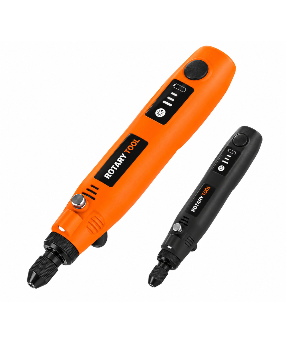 mini taladro inhalambrico recargable de 3 velocidades con luz incorporada