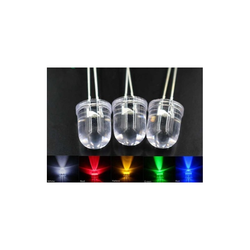 LED 10mm RGB (5 unidades)