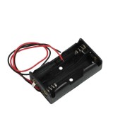 Contenedor bateria doble AA abierto