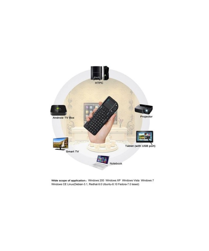 Teclado Wifi Recargable