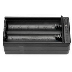 Cargador doble de baterías de litio 18650 3.7V 800mAh