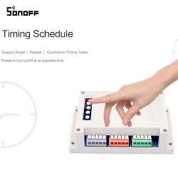 Rele inteligente sonoff wifi de 4 canales