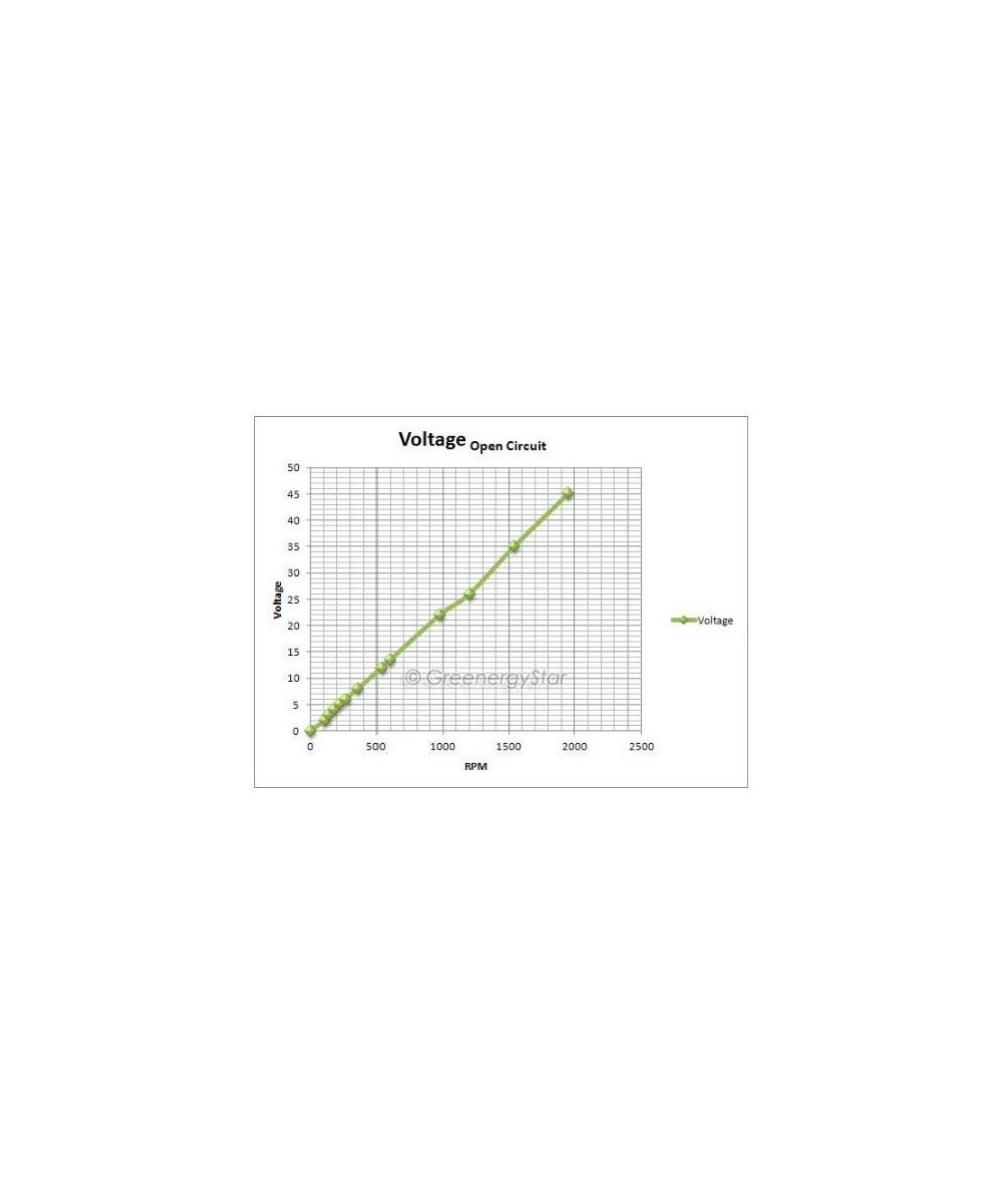 Generador DC de iman permanente 300W