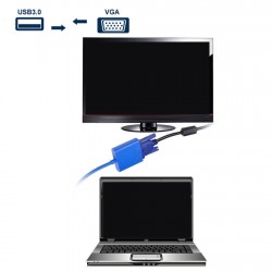 Adaptador USB a VGA