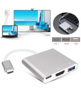 USB-c a USB-HDMI-USB-c