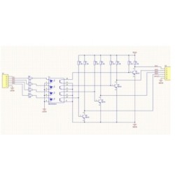 Optoaislador 4 canales 12V