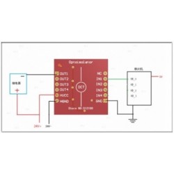 Optoaislador 4 canales 12V