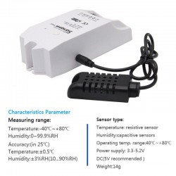 Monitor de temperatura y humedad inteligente Sonoff