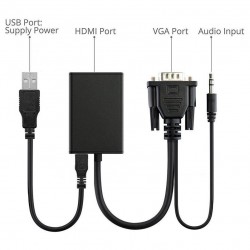 Adaptador VGA a HDMI