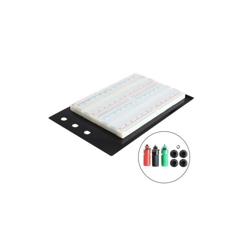 Protoboard para laboratorio 120x210mm 1660 puntos