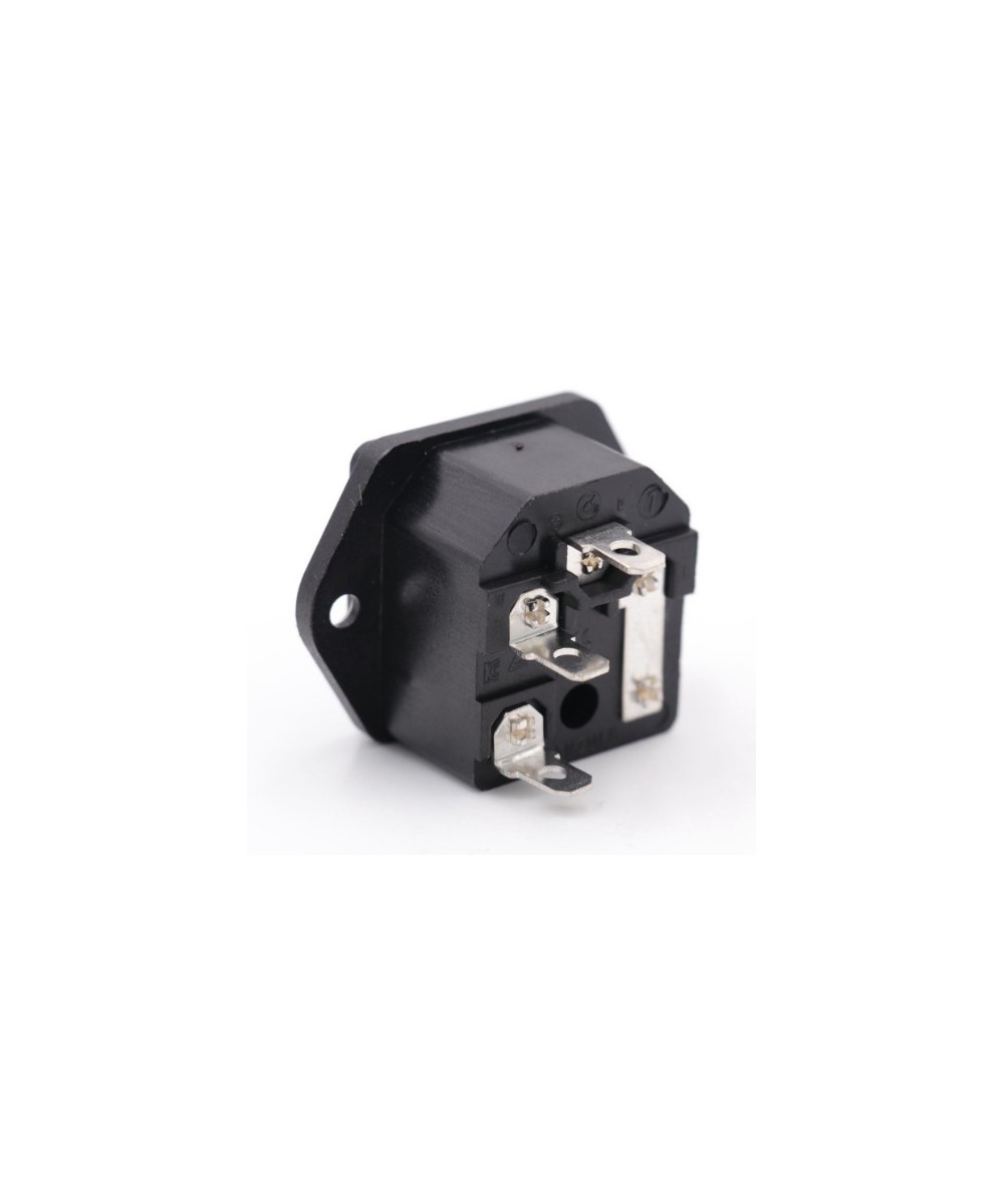 Receptaculo de energia con portafusible