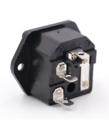 Receptaculo de energia con portafusible