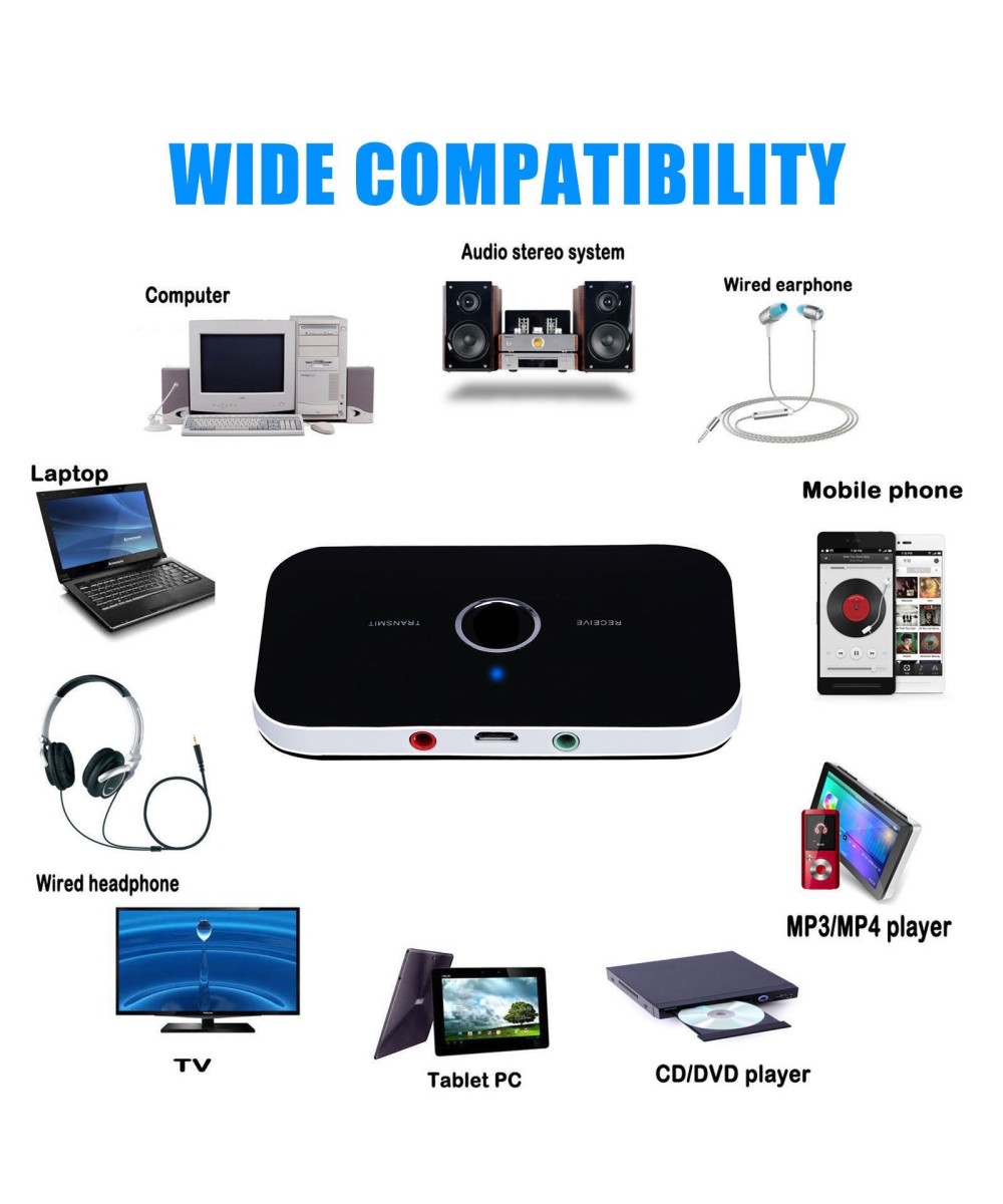 Transmisor y receptor de Audio Bluetooth