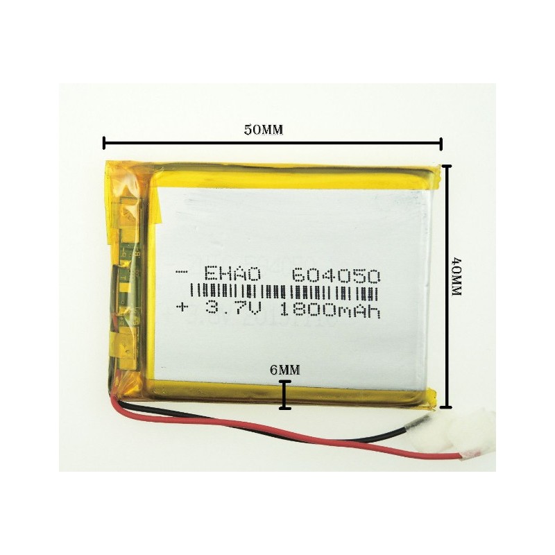 Bateria  LIPO 3.7V 1800mAh