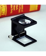 Lupa pequeña con base de metal