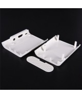 Case plastico para Raspberry blanco y rojo