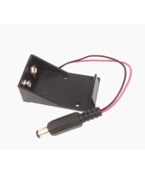 Contenedor de bateria de 9V con plug