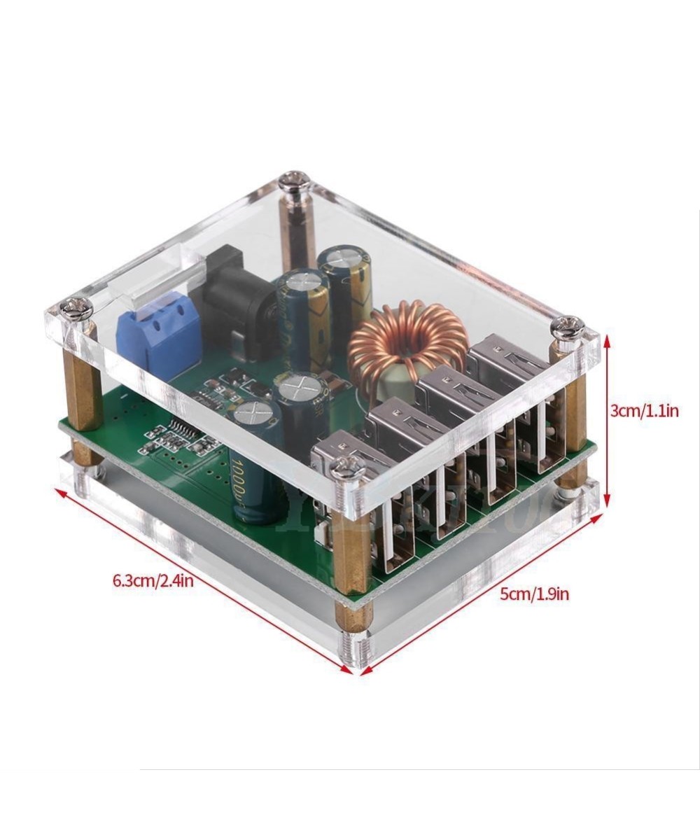 Step down USB  4 puertos, 5A