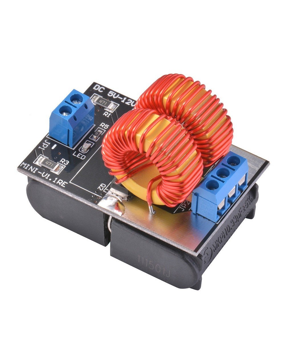 Calentamiento por  induccion electromagnetica tesla Jacobs Ladde 5v-12v