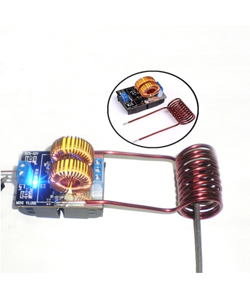 Calentamiento por  induccion electromagnetica tesla Jacobs Ladde 5v-12v
