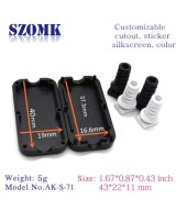 Caja plastica 140*100*28mm