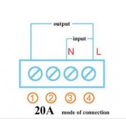 Monitor de energia AC 110V/220V monofasico