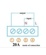 Monitor de energia AC 110V/220V monofasico