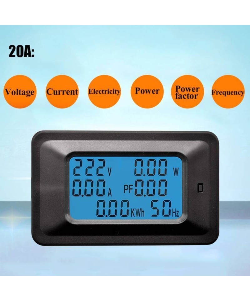 Monitor de energia AC 110V/220V monofasico