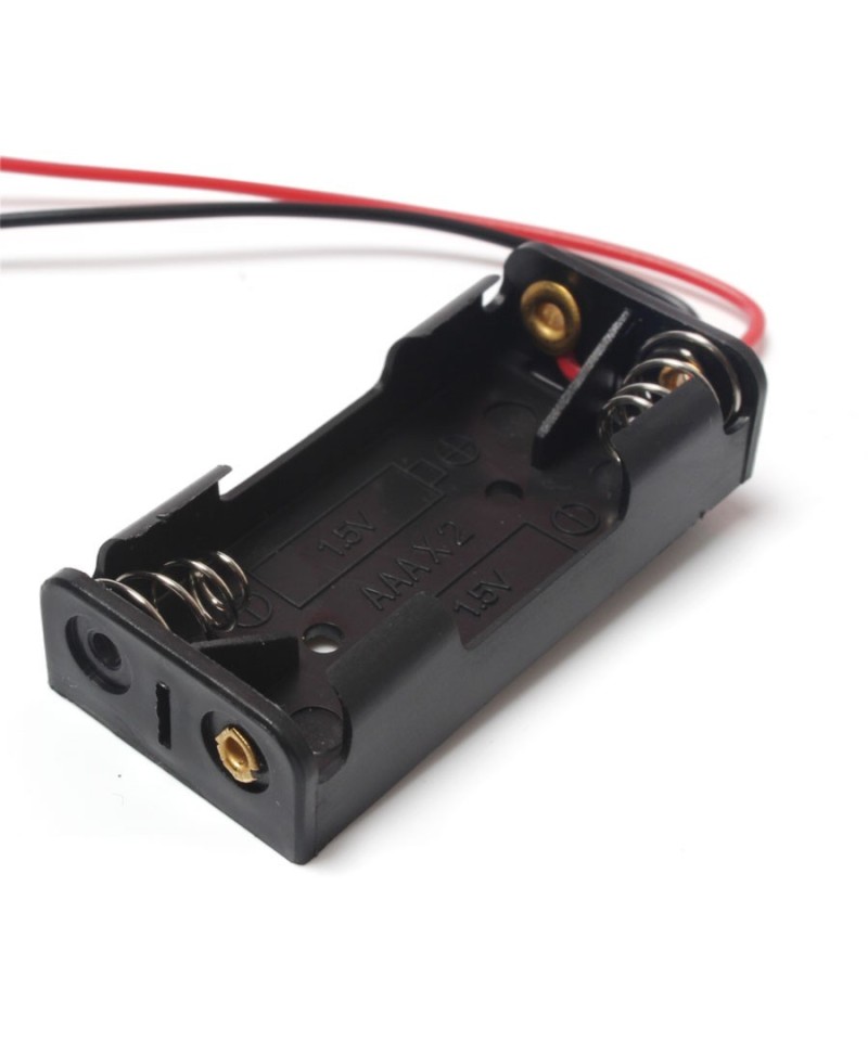 Contenedor de 2 baterias AAA